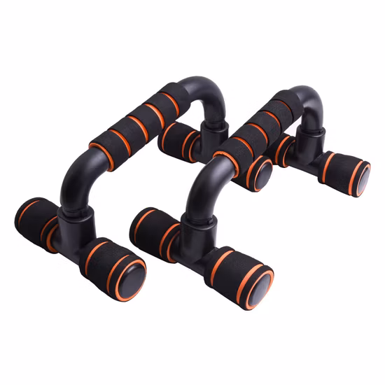 Treinamento de força em casa para músculos centrais ou corporais, barra push up de equipamento de fitness antiderrapante